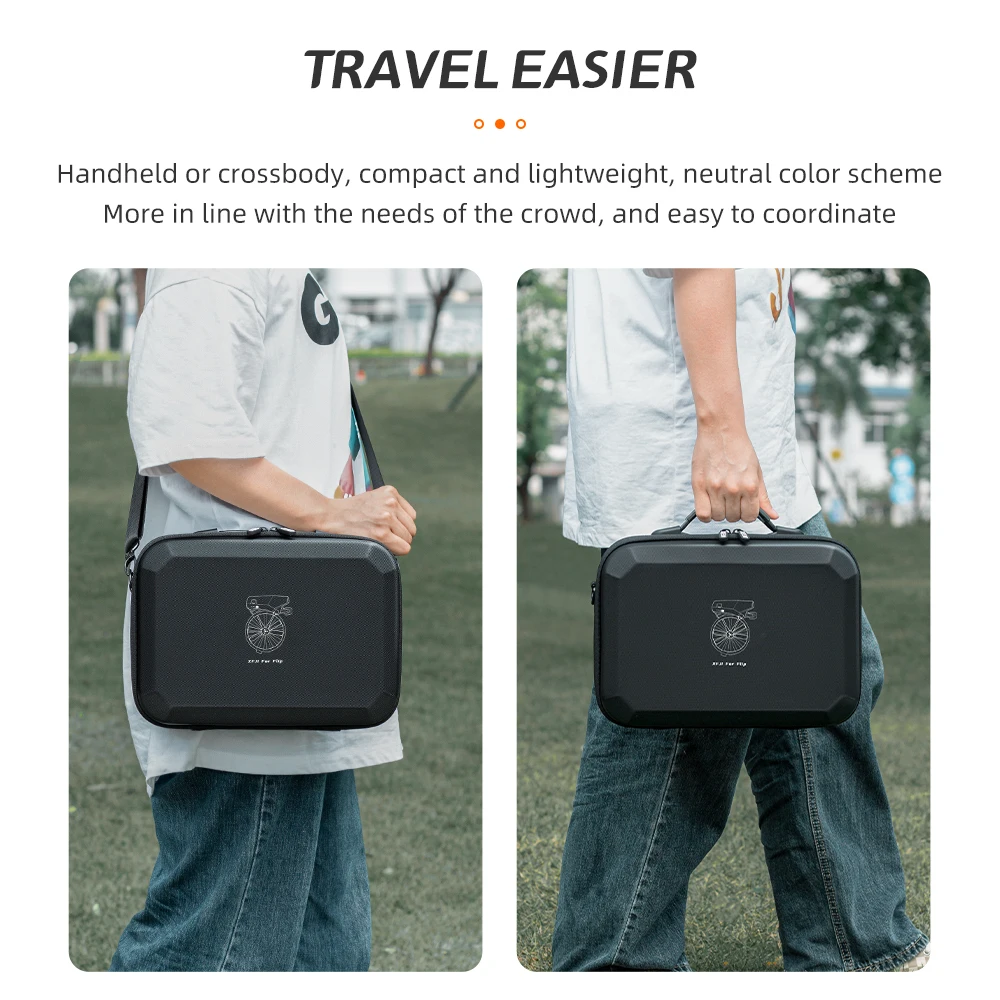 Sac de Transport DJI Flip - Étui Noir avec Bandoulière