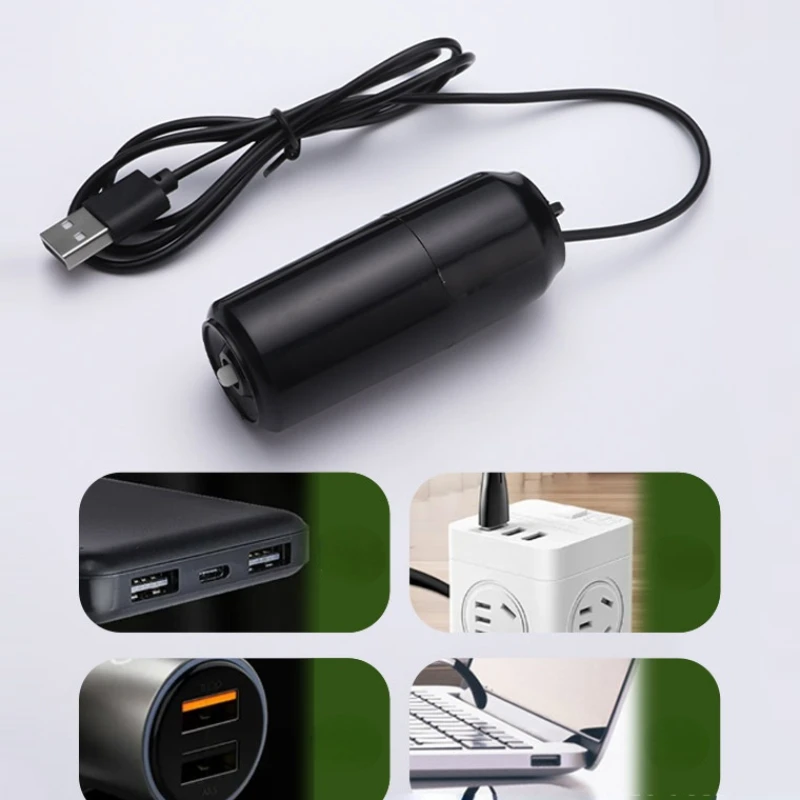 Aquarium Air Pump Portable USB Aquarium Oxygen Air Pump Fish Tank No Noise Air Compressor Aerator Portable Mini Oxygenator Aquarium Accessories