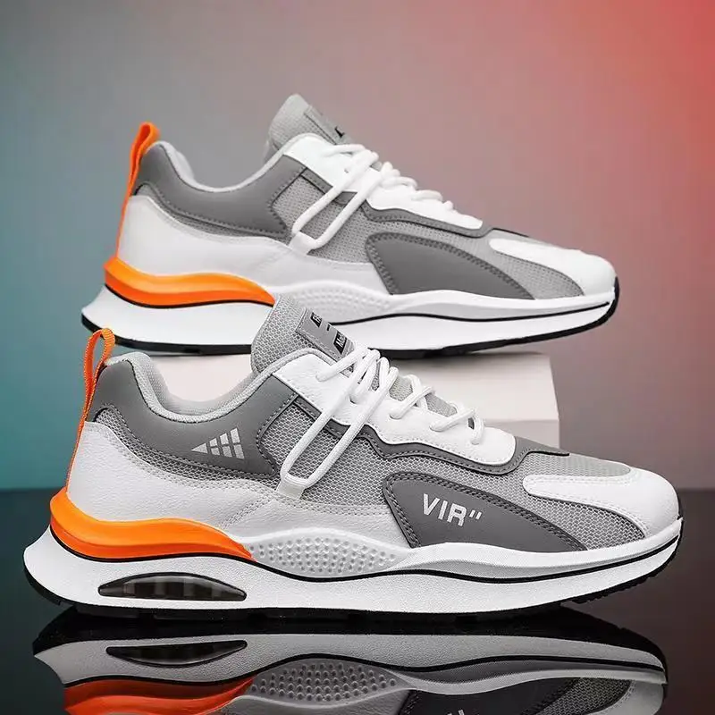 

Summer Men Shoes Lac-up Mesh Men Casual Shoes Lightweight Comfortable Sneakers Tenis Breathe for men SY6-09