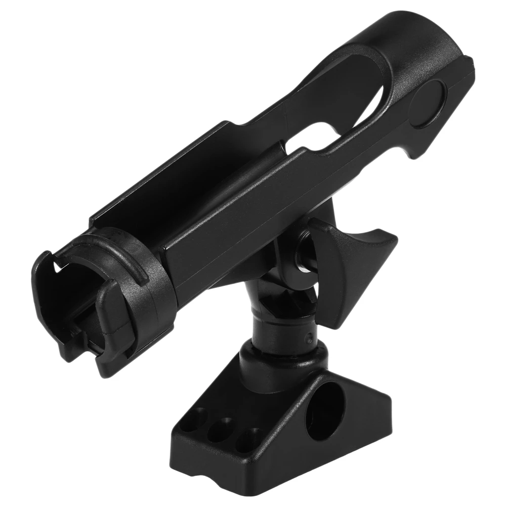 Fishing Rod Holder Fishing Boat Rods Holder Base Stainless Steel 360 Degree Rotatable Adjustable Kayak Fishing Rod Rack Mount Seat Holder