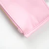 Portable Cosmetic Bag Nylon Clear Makeup Bag Letter Patches Transparent Travel Hand Storage Organizer Pouches Birthday Gift 3