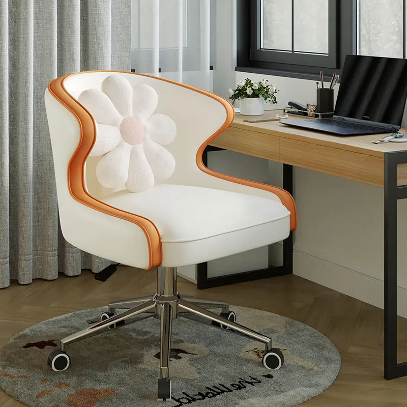 Vanity Sedentary Office Chairs Work Study Adjust Esports Office Chairs Comfort Home Computer Design Silla Salon Furniture QF50OC