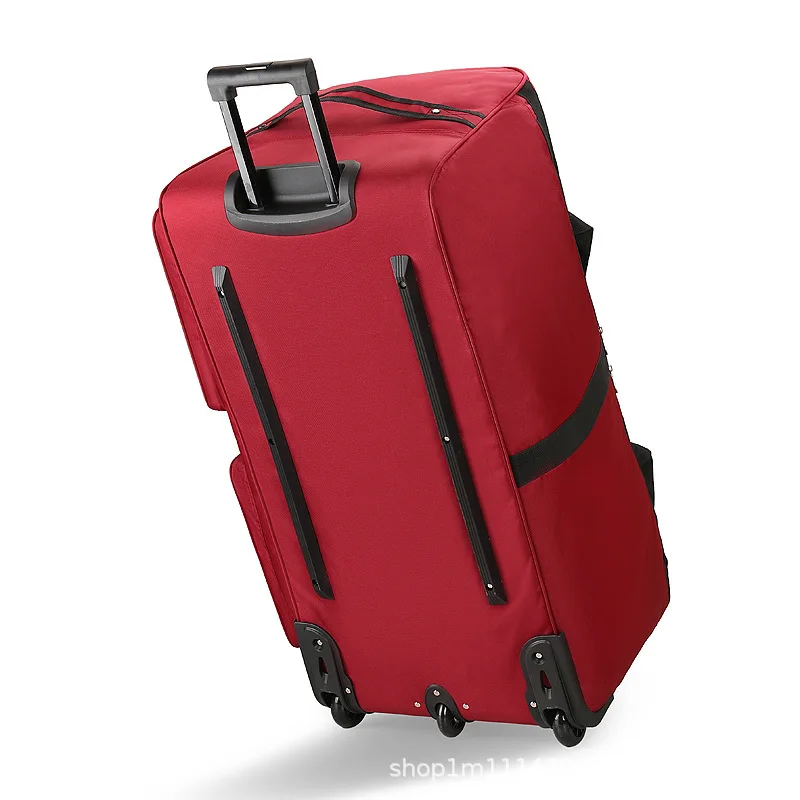 Essentials Oxford Cloth Oversized Suitcase For School Shoulder Bag Business Trip Handbag Moving Travel Trolley Case_voghion.com