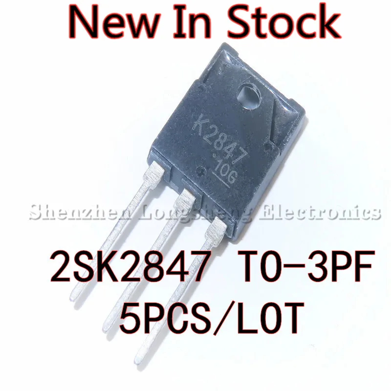 

5PCS/LOT K2847 2SK2847 TO-3PF MOS field effect tube 8A 900V New In Stock