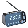 Bedside Alarm Clock DAB/FM Radio Digital LED Clock Large Sn Dual Alarm Clock Dual USB Radio Sleep Timer FM Radio Clock-AT95 1