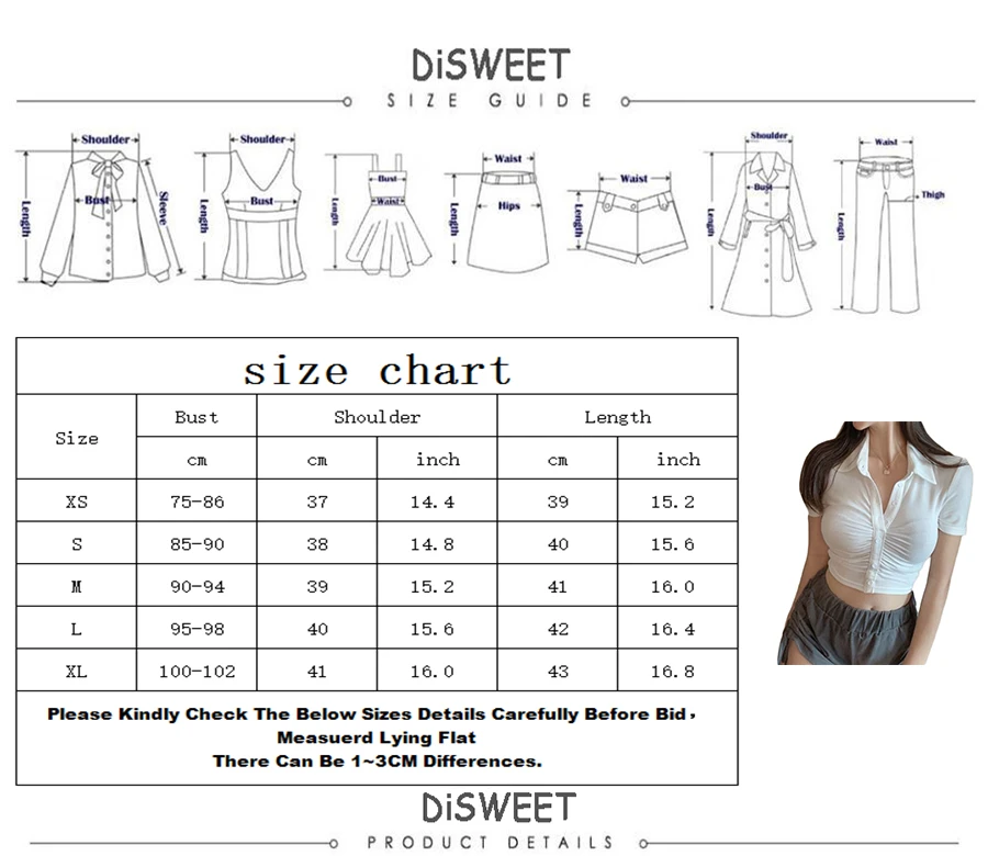 High Waist Stretch Short Cropped Navel Women's Top Sexy Y2K Solid Ladies Cardigan Shirt Fashion Women Short Sleeve145_voghion.com