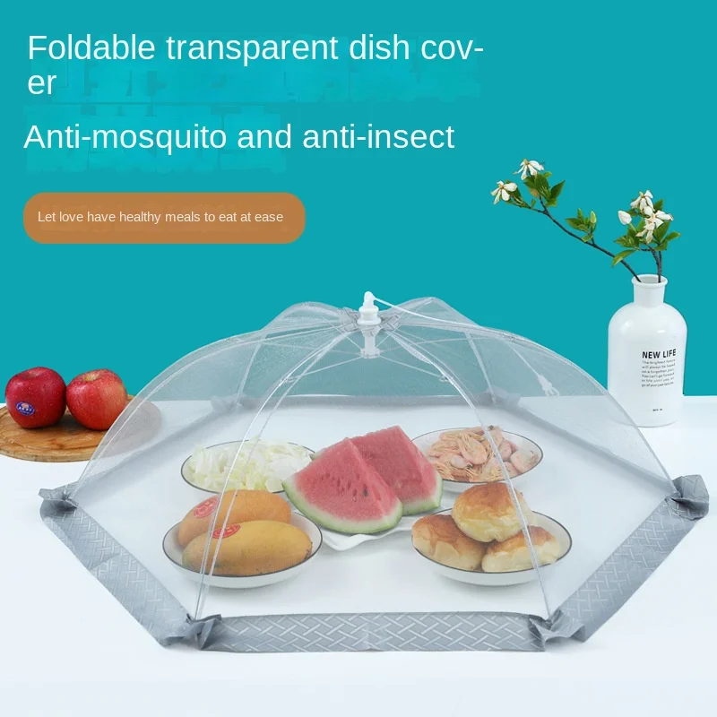 

Foldable Table Food Cover Dining Table Mesh Cover Home Anti Fly Mosquito Tent Umbrella Picnic Protect Net Kitchen Accessories