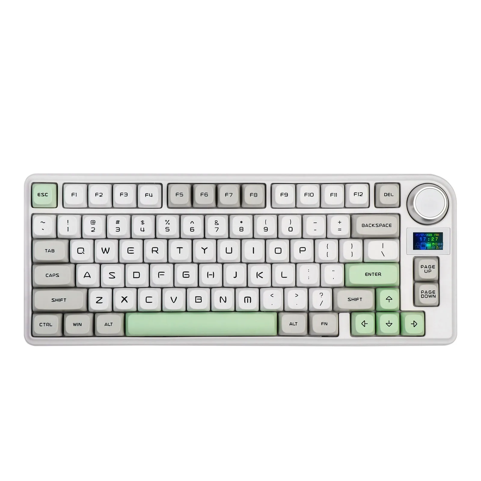 EPOMAKERTH80X Teclado Mecânico Sem Fio, 75 Layout, 2.4GHz, Bluetooth
