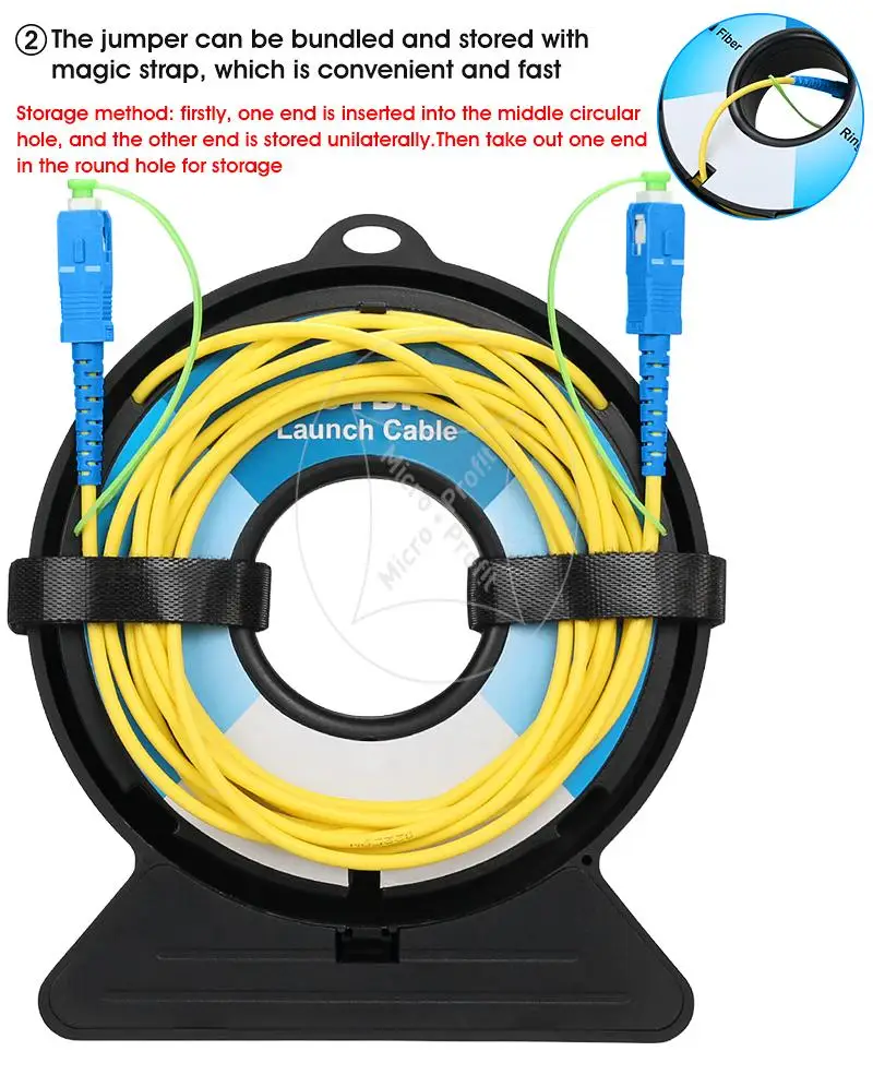 

Free shipping SC/FC/ST/LC-UPC/APC OTDR Dead Zone Eliminator,Fiber Rings 150M Fiber Optic OTDR Launch Cable Box SM 1310/1550nm