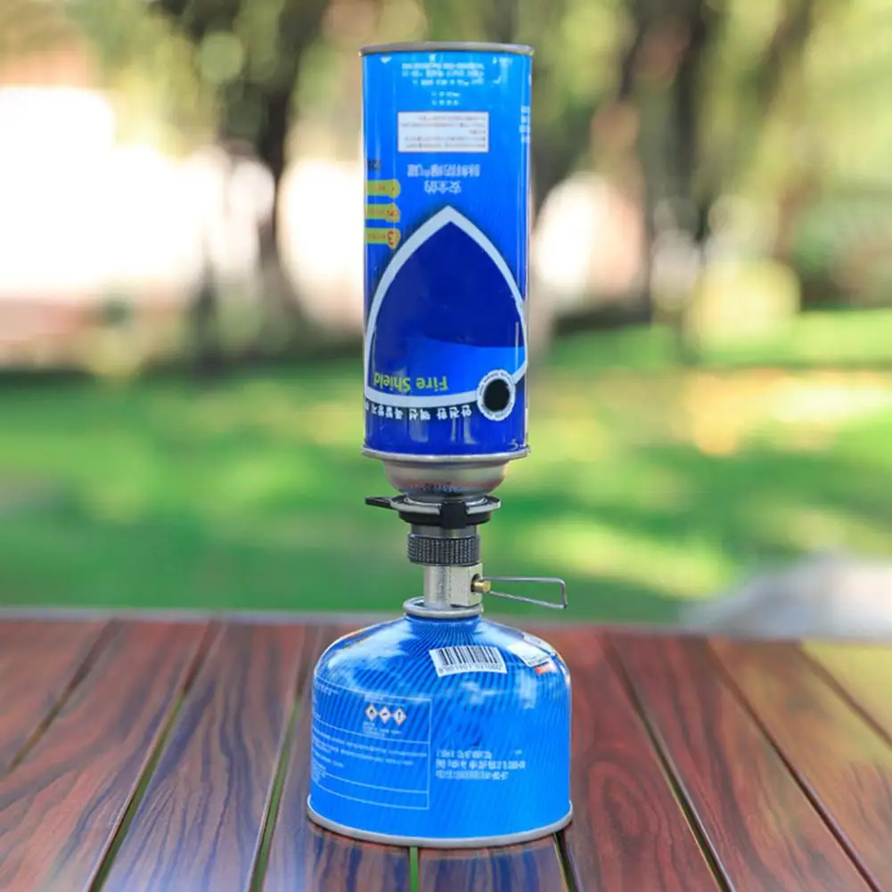 

Propane Tank Adapter Reliable Lightweight Aluminum Alloy Outdoor Equipment Camping Gas Burner Gas Can Adapter