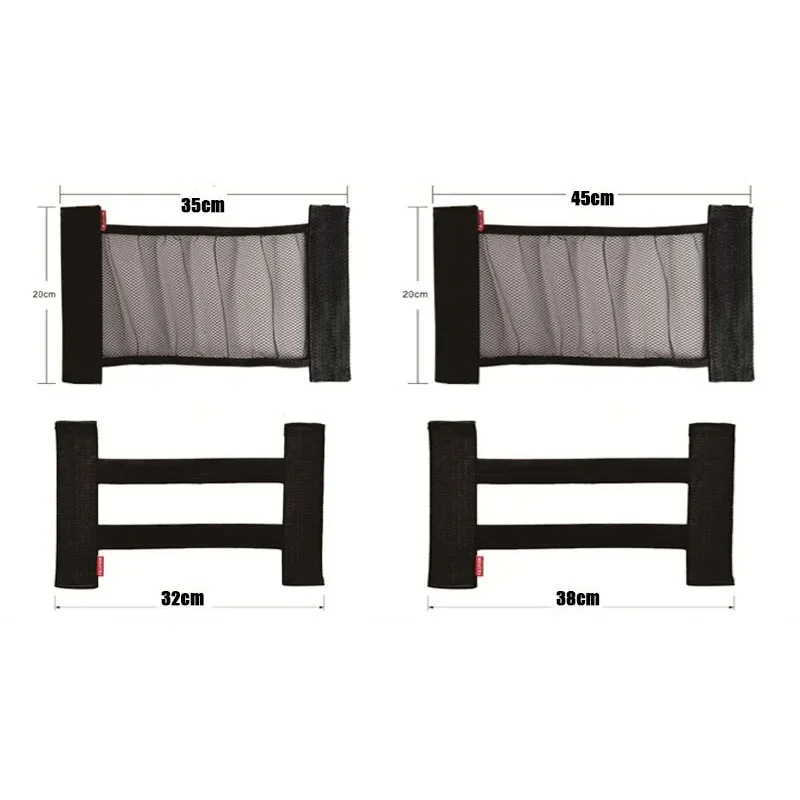 Car Back Trunk Storage Mesh Fixed Straps Car Interior Organizer Extinguisher Storage Net Seat Back
