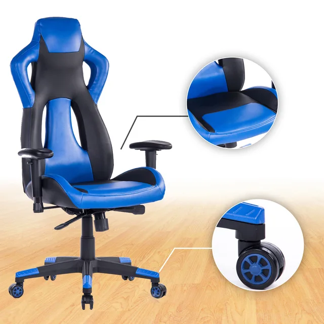 Adjustable Chair Arms With Pads – Replacement Arms For Office & Gaming Chairs, Height-Adjustable