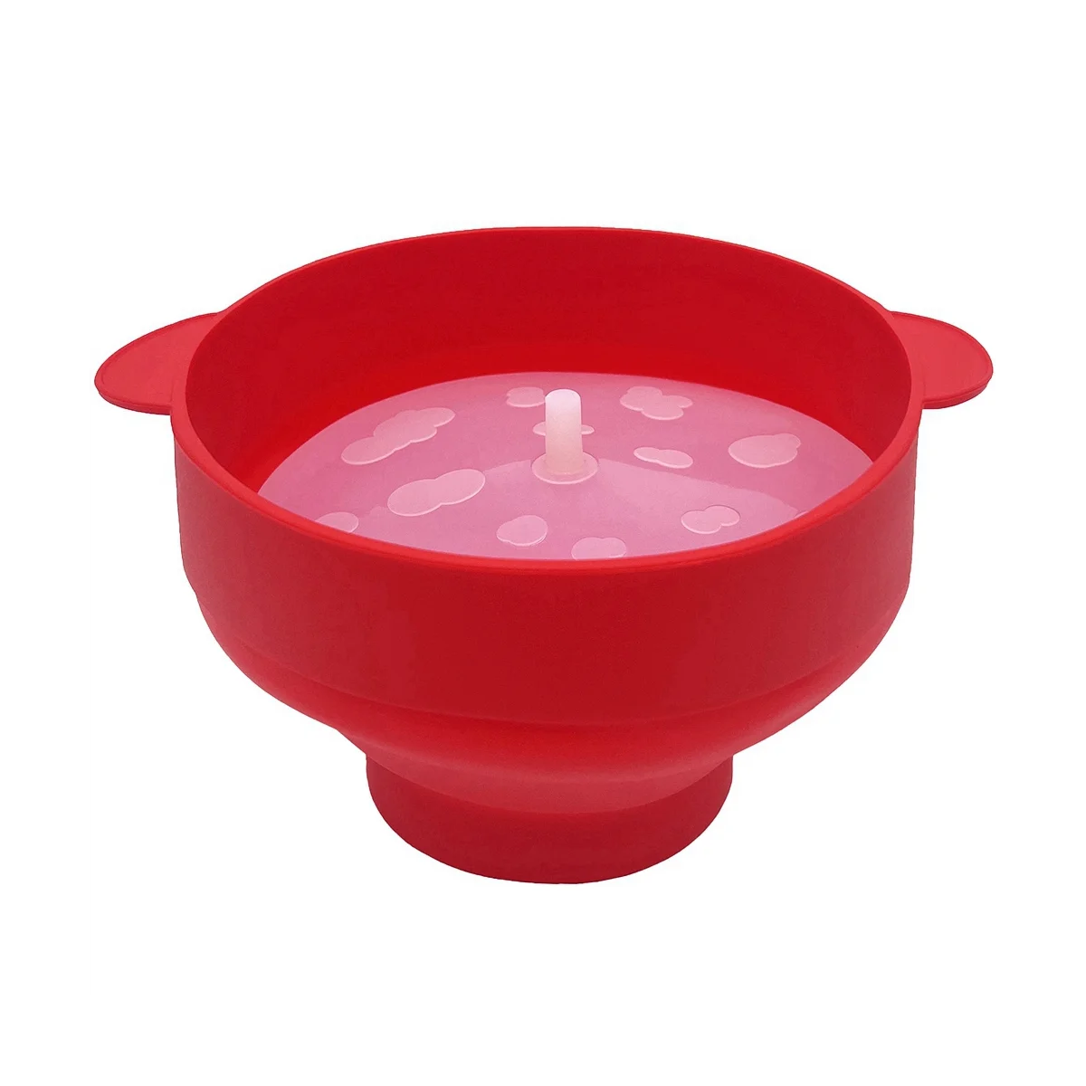 

Popcorn Popper with Lids - Silicone Popcorn Maker Collapsible Popcorn Bowls Popcorn Container