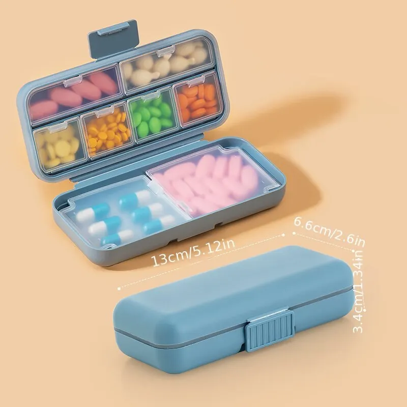 1pc Medicine Box, Jewelry Storage Box, Pill Organizer, Portable Pill Box,  Mini Medicine Storage Organization, Cute Pill Case, Household & Travel