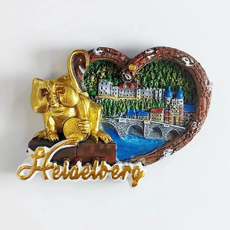 Magnetic Fridge Stickers Germany Travelling Souvenirs Frankfurt Hamburg Bayern Schloss Neuschwanstein Bremen Wedding Gifts Magnetic Fridge Magnets Magnetic Sticker Refrigerator Decor