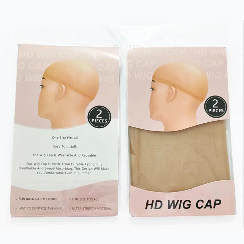 Hd Wig Cap 12pcs/6bag Thin Stocking Cap Wig Transparent Hd Invisible For Accessories