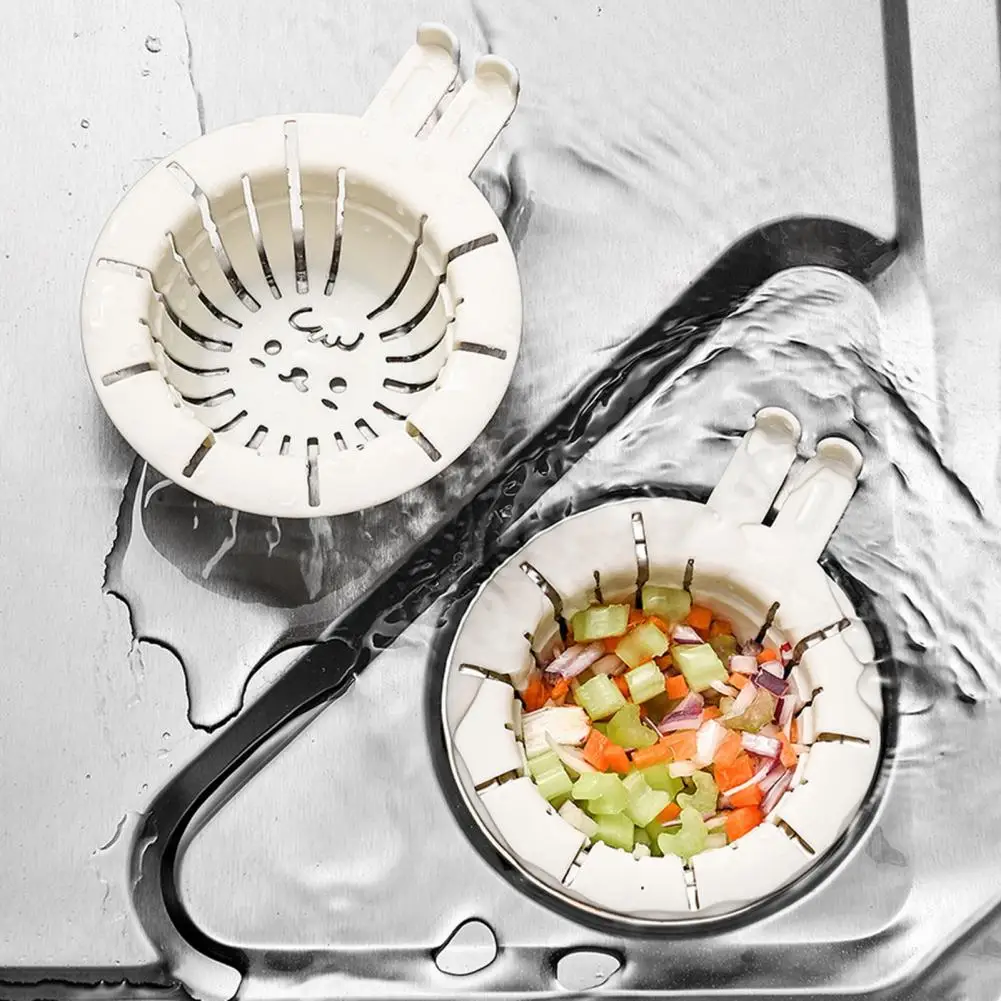 

Сливная корзина без засоров, 6 шт., кроличий ушко, для кухни, ванной, легко устанавливается, для ванной, для кухни