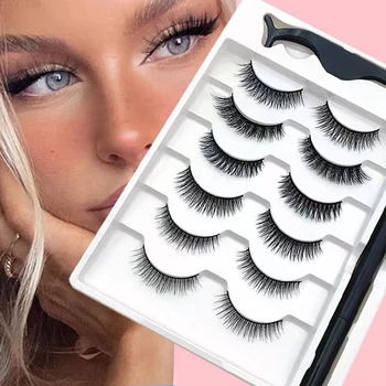 6 Pairs Magnetic Eyelash Set 1
