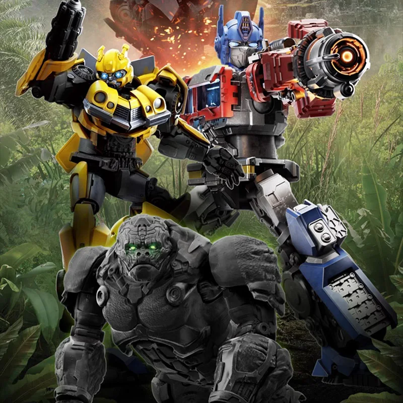 Transformation Movie 7 Rise Of The Animals Op Bee Optimus Primal Flagelli Assemblare Blocchi Classic Action Figure Giocattolo Luminoso Per Ragazzo
