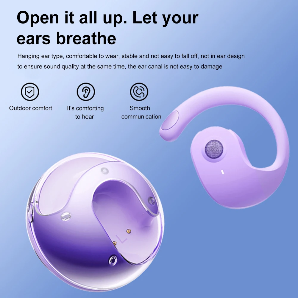 OWS Headphones Wireless Bluetooth Headsets 144 Languages Real-time Language Translation Noise-Cancelling AI Translator Earphones