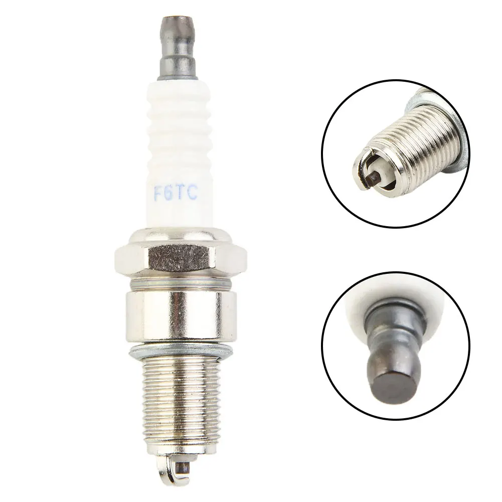 

Three-sided Pole Spark Plug For Torch F6TC (BPR6ES) Plug For Electrode Gasoline Chainsaw Brush Cutter Replace Accessories