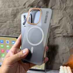 Magnetic Frosted Translucent Skin - Friendly Shockproof Case for OnePlus Nord CE6 (Grey)