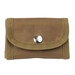 Deluxe Canvas Shaving Kit Case with Blade Pouches (Khaki)