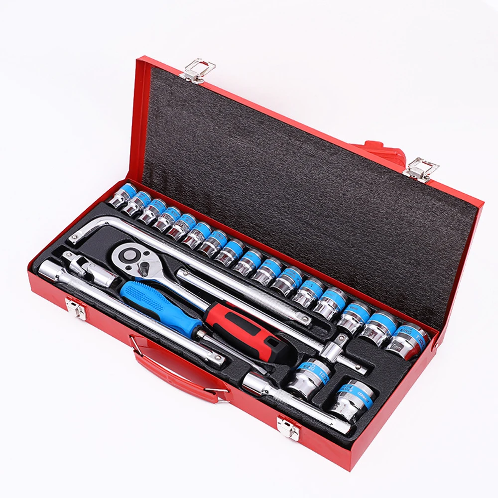 

25 Piece Socket Ratchet Wrench Combination Set