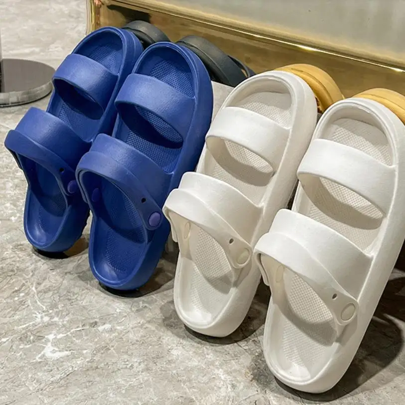 Women Platform Slippers Soft EVA Indoor Summer Shoes Lovers Beach Slides 2 Way Wear Female Male Fashion Sandals Dropshipping 3