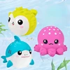SqueakyToys For Small Dogs Marine animals Puppy Balls Teething Toys Pet Toys Fun For Indoor Puppies And Dogs Chewing And Playing 4