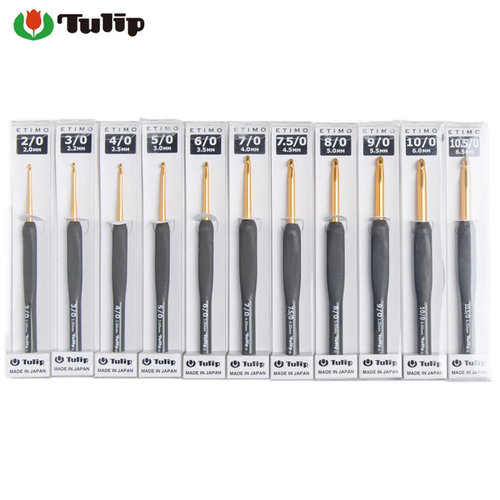 Crochet Hooks 1Piece Crochet Tulip Original Etimo DIY Needles Set Accessories