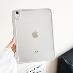 Translucent Case with Pencil Slot for Air 11inch 2024 2025 (Gray)