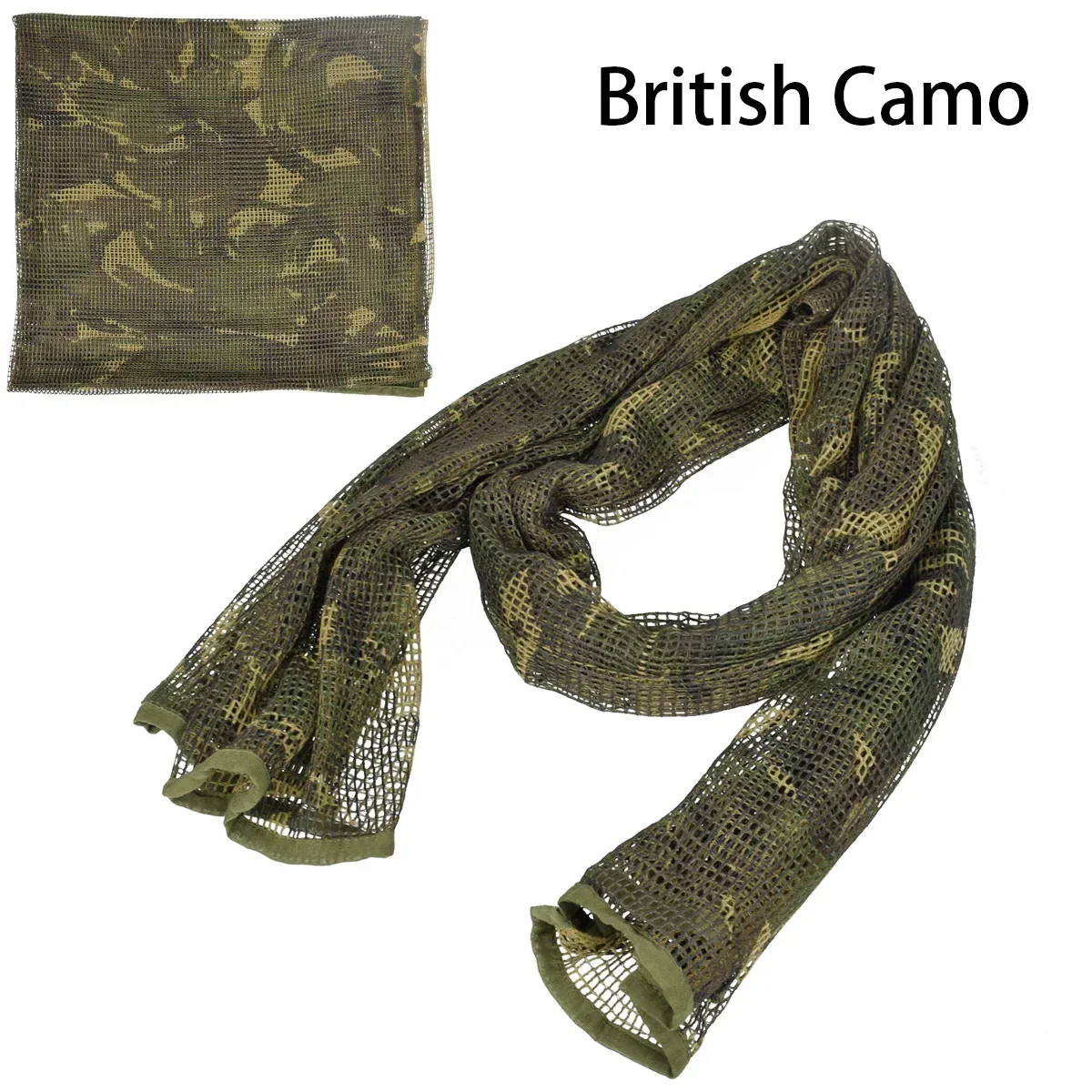 Camouflage Mesh Outdoor Scarf and Head Wrap