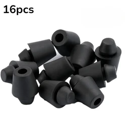 Premium Black Door Protectors - Self - Adhesive Rubber Bumpers for Noise Reduction and Durability (16pcs)