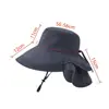 Women Wide Large Brim Sun Hat Bucket Hat Summer Outdoor Fishing Hiking UV Anti Neck Protection Shawl Visor Cap Ladies Hat Bonnet 6