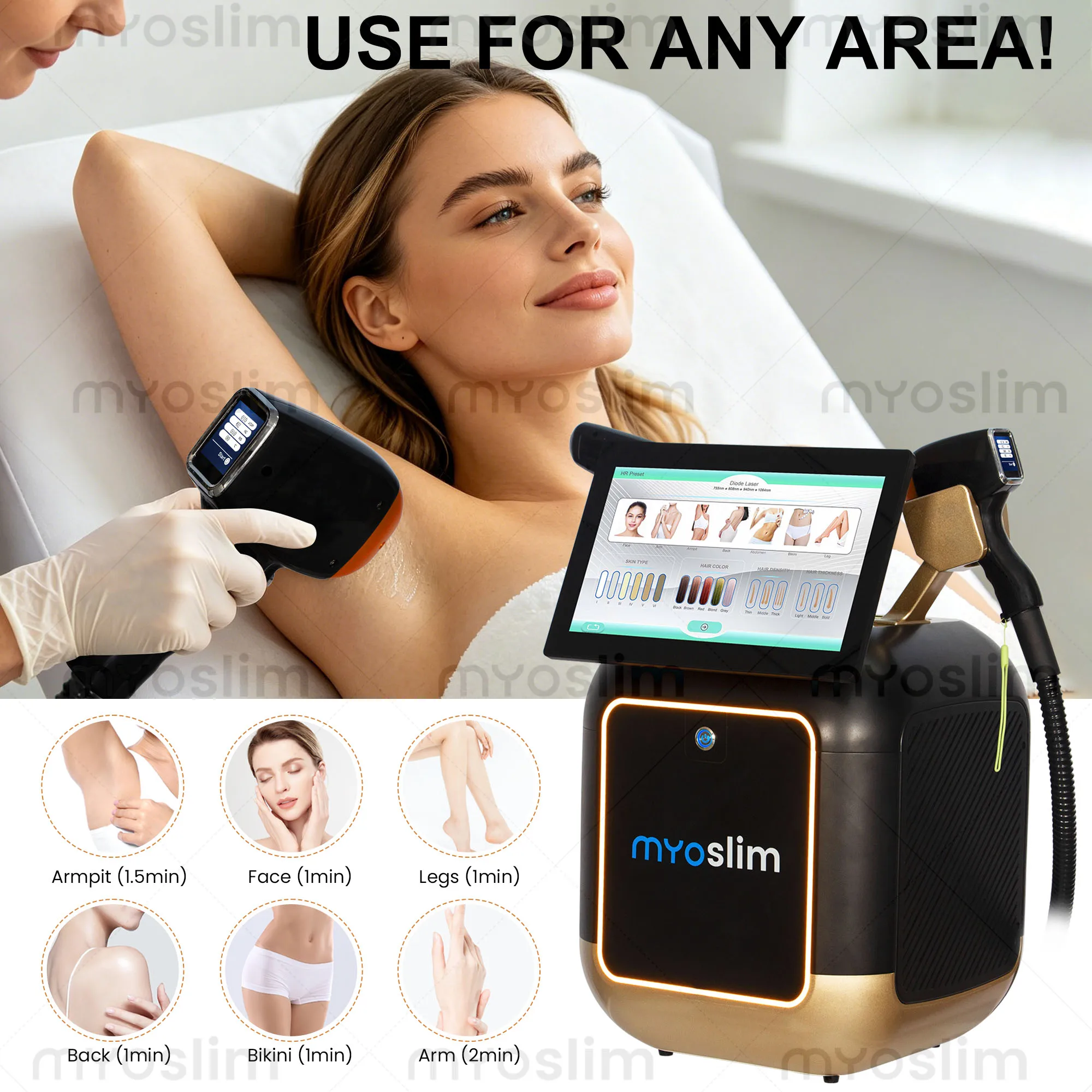 New FAC Diode Laser Ice Hair 5000w Soprano 2in1 Q Switch ND YAG Picosecond Tattoo Removal Pigment Chloasma 755/808/940/1064 2