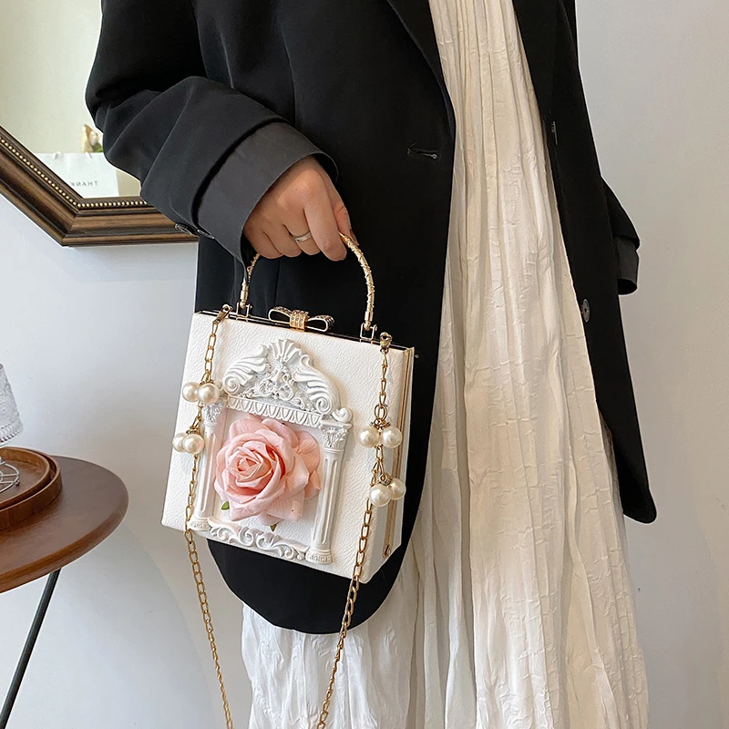 Engel Abend Tasche Designer Frauen Clutch Tasche Clip Handtasche Geldbörse für Hochzeit Kette Luxus Marke Schulter Mini Tasche Vintage Handtasche – Detail 20