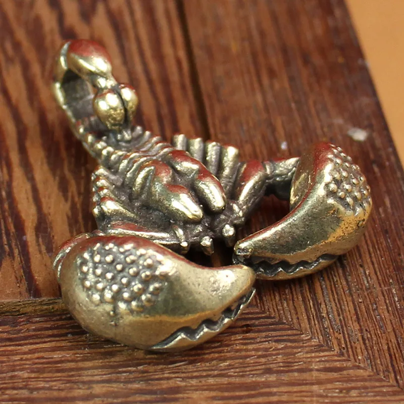 Mini Brass Scorpion Figurine Inside Out Home Decor