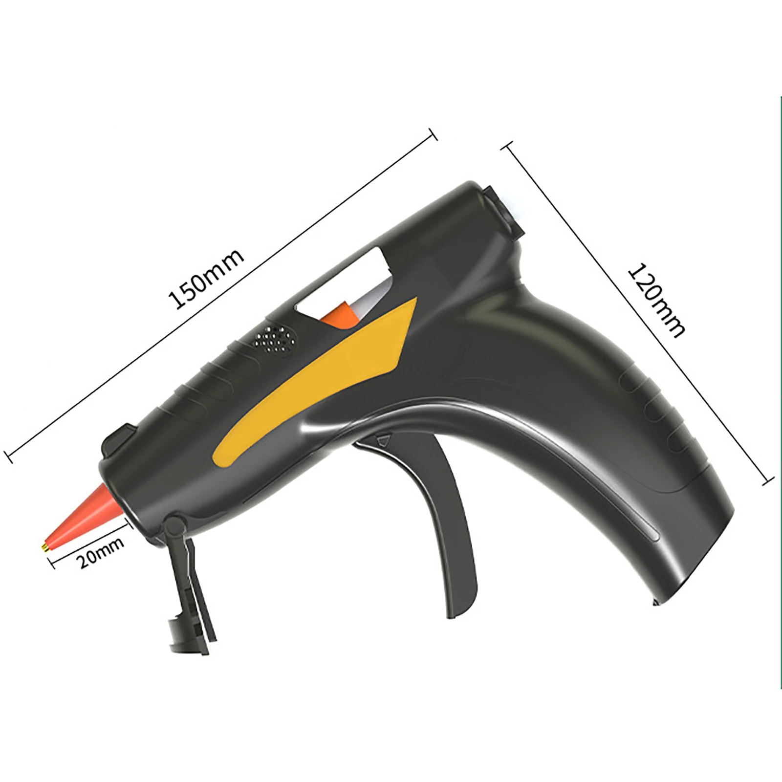 Hot Melt Glue Gun 3.7V Cordless With 30pcs Glue Stick Wireless Hot Melt Glue Tool Craft DIY Repairing Stick Tool Home DIY 2