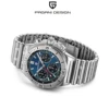 PAGANI DESIGN Chronograph Luxury Quartz Watch For Men 10 Bar Waterproof Wristwatch men Stainless steel Japan VK63 Clock 2022 New 2