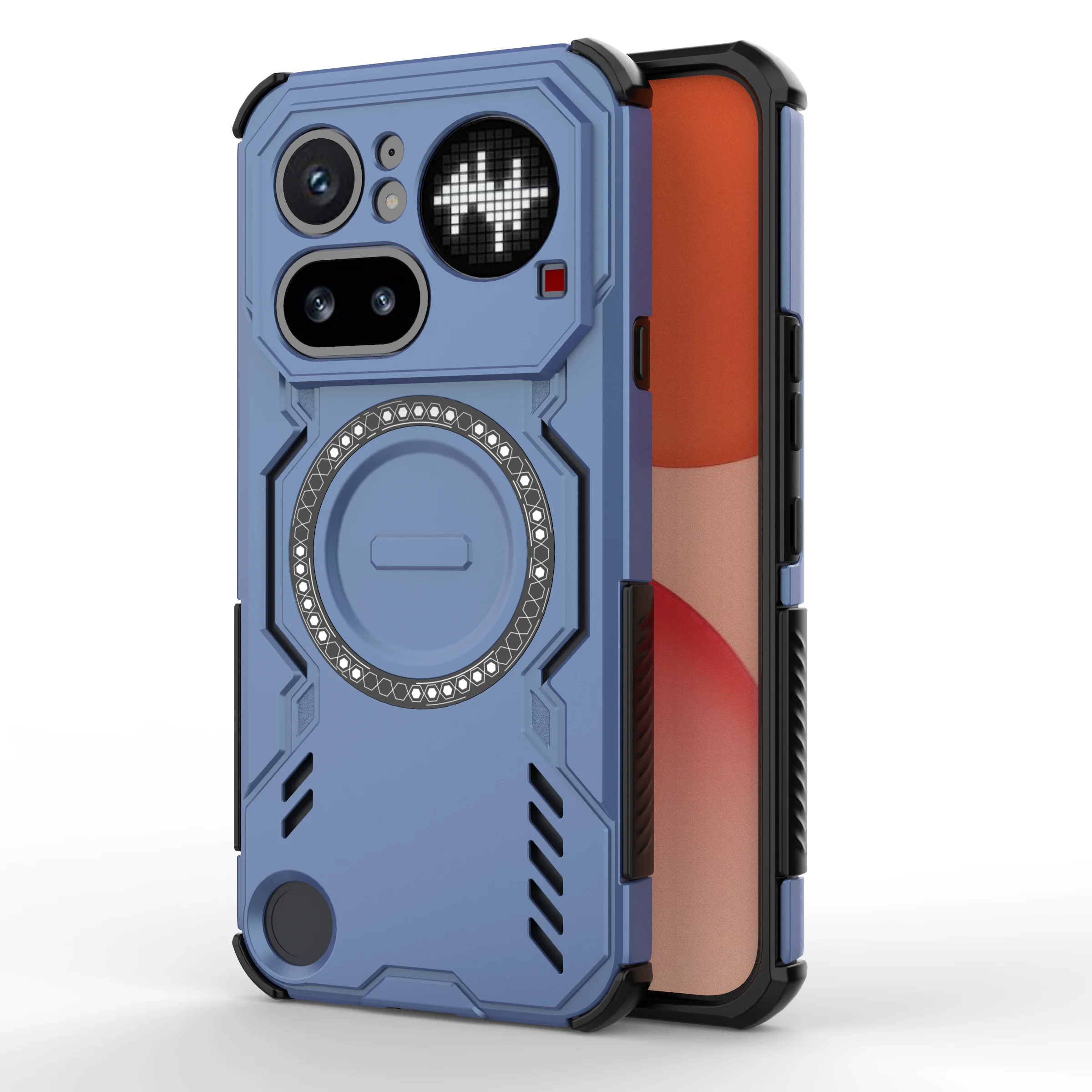 Enhanced Heat Dissipation Magnetic Shockproof Protective Case - Matte Finish