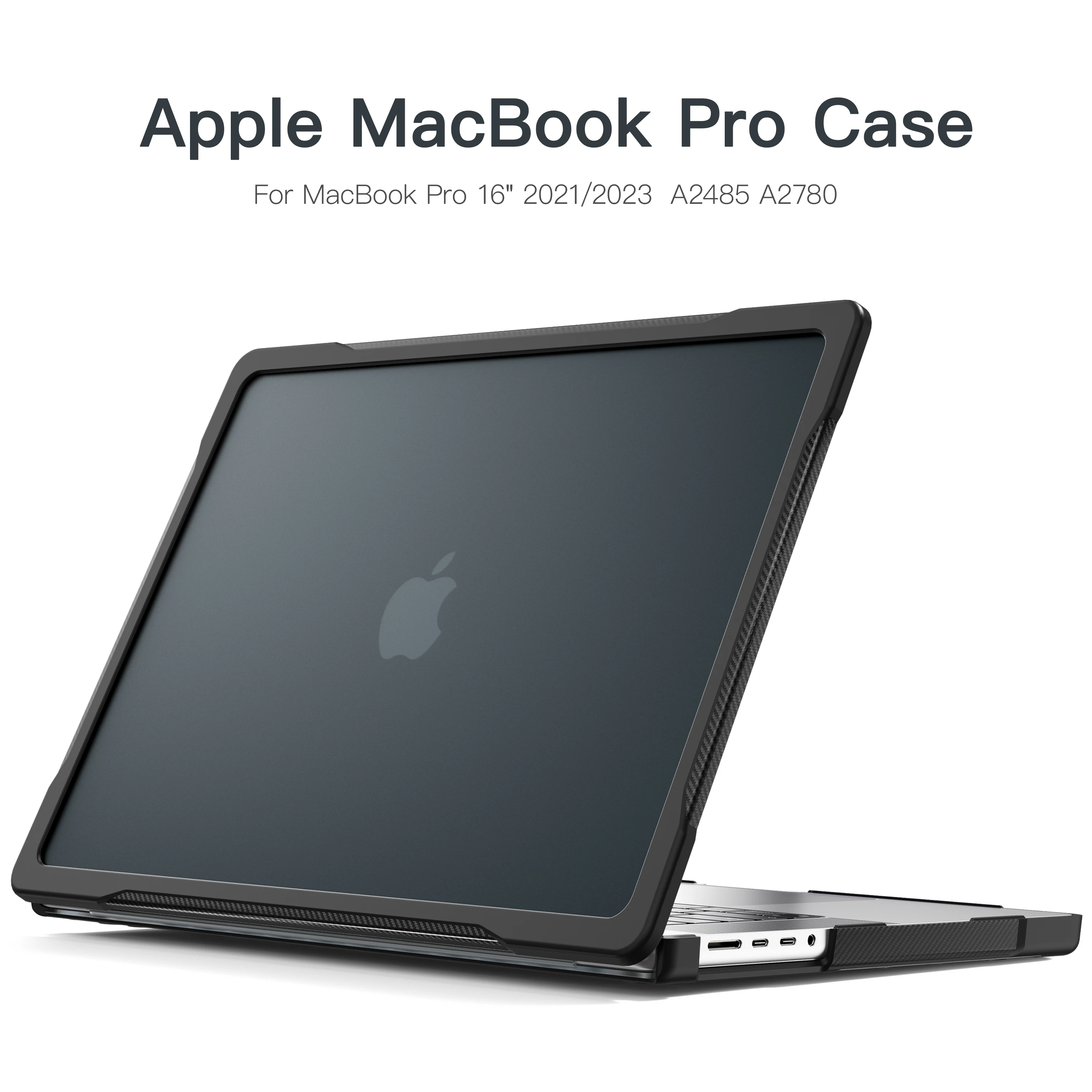 Capa para Laptop à Prova de Choque para Apple Macbook Air Concha Multicamadas Design de Furo de Resfriamento 15 2023 A2941 Pro16.2 2023 2023 A2485 A2780 - Imagem 3