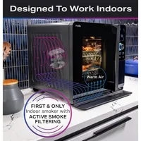 Profile Smart Indoor Smoker with Active Smoke Filtration, Precision Smoke Control, 5 Smoke Settings 2