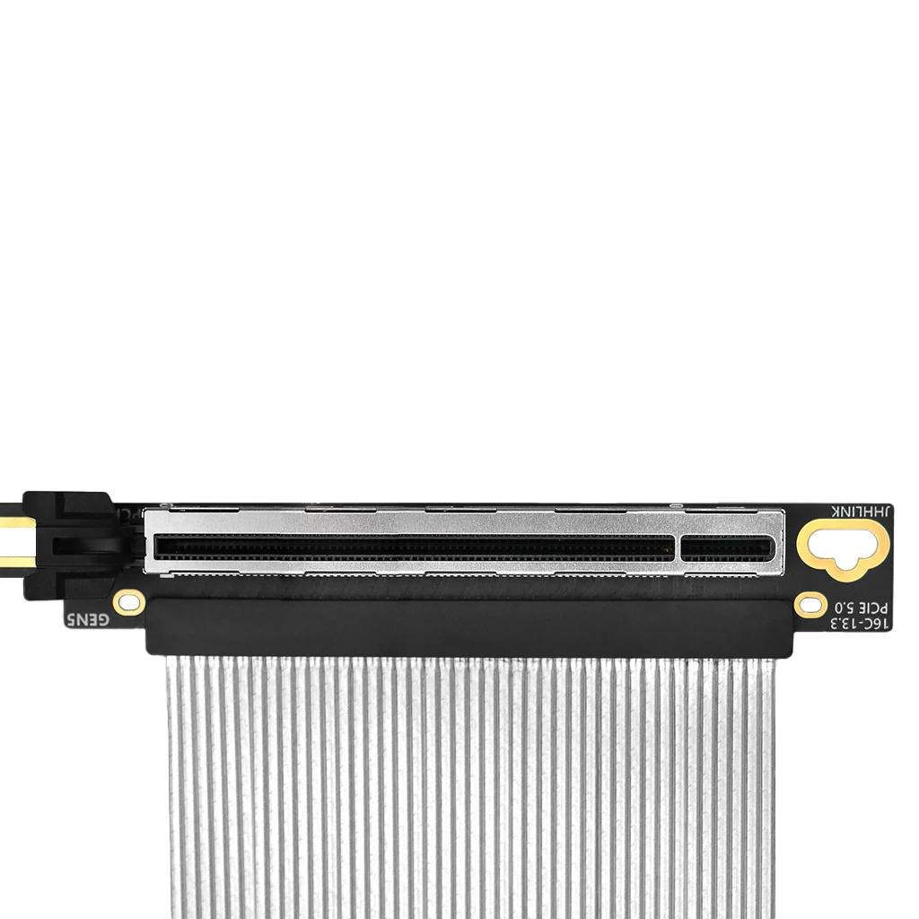 Versilbertes Kabel PCIE 5.0 X16 Grafikkarten-Verlängerungskabel – Detail 10