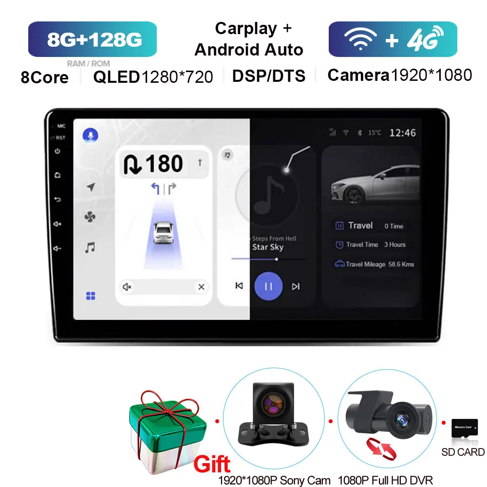 A 8G 128G 1080P CAM