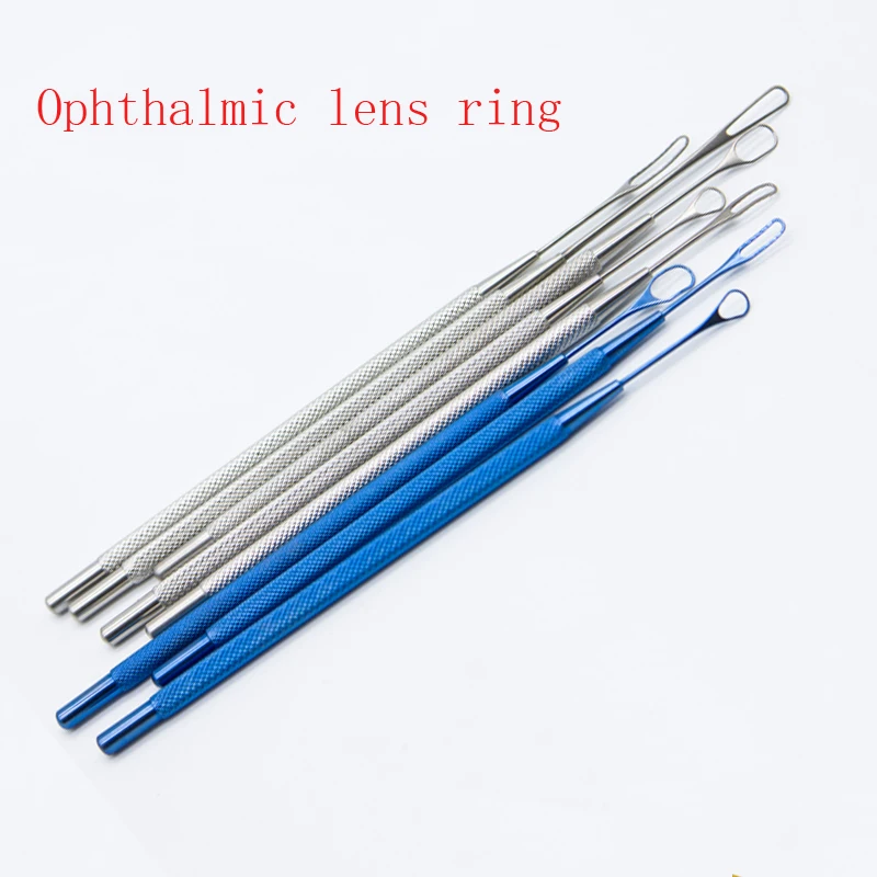 

Ophthalmic microinstruments flushing stainless steel titanium alloy rod crystal wire ring snare 3*8 handle 5*7