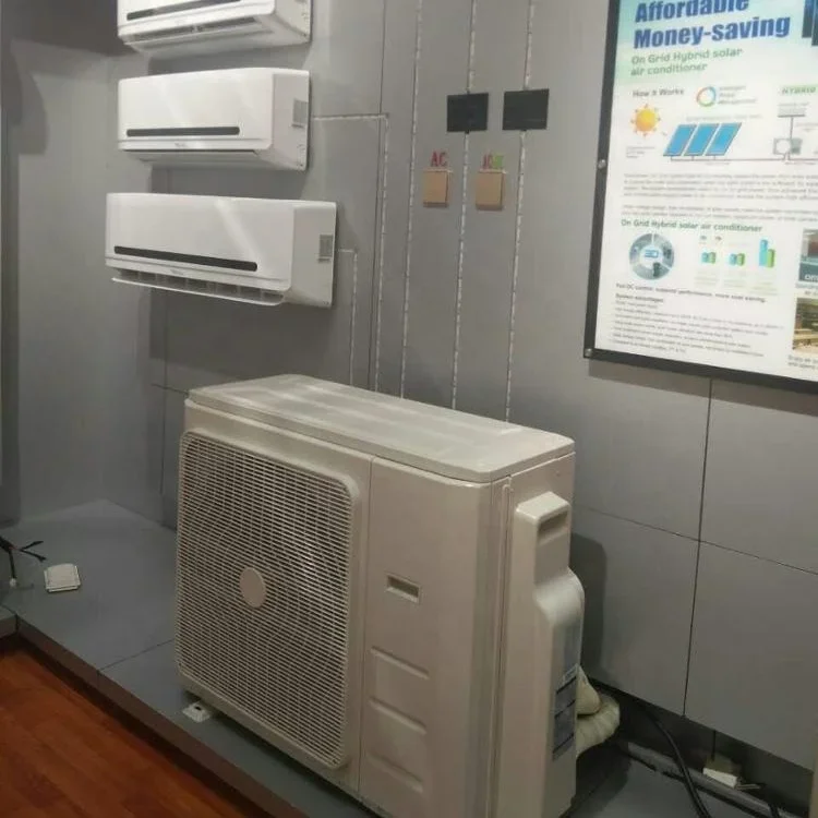 hybrid AC/DC power solar wall split air conditioner 9000BTU for home 5