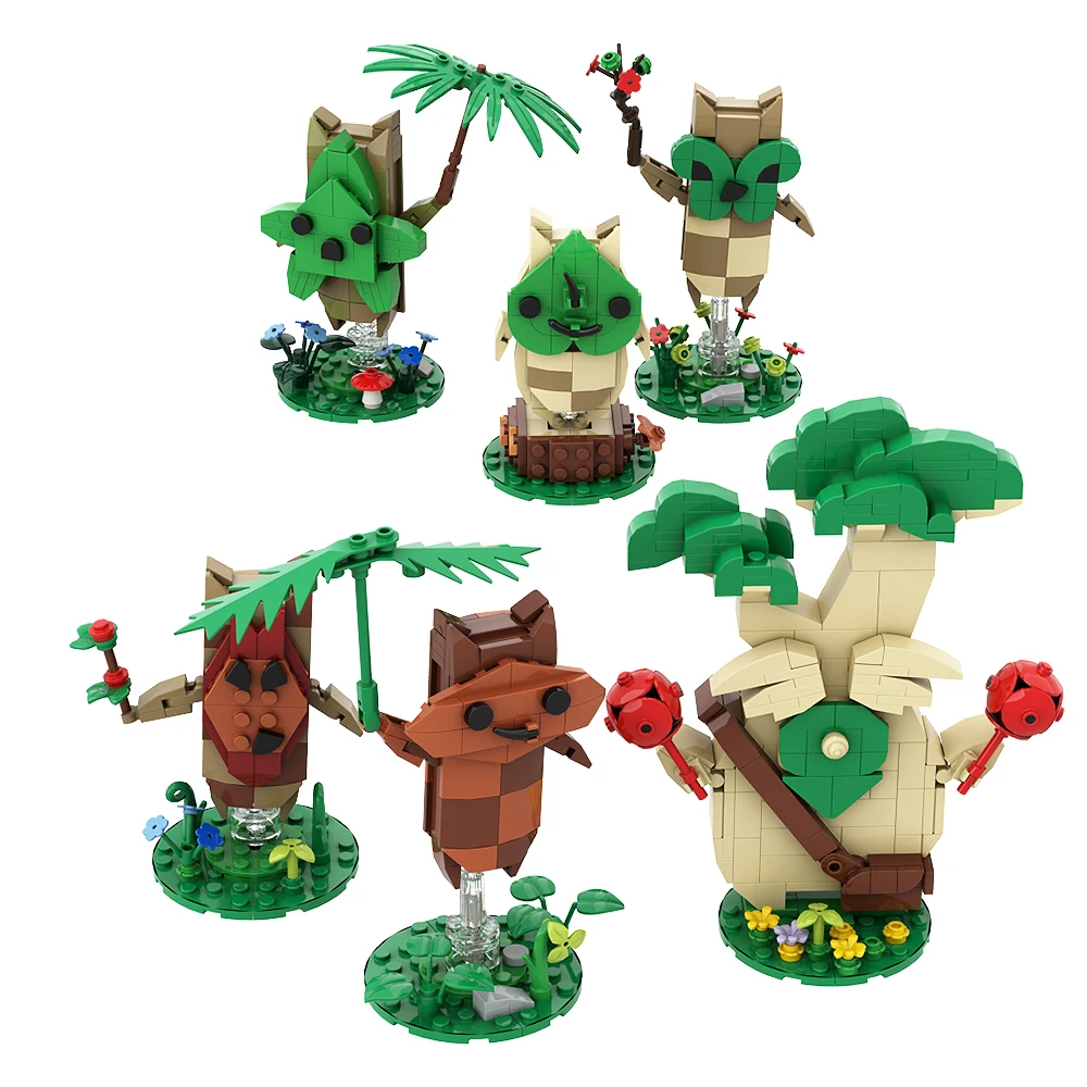 

Игрушка MOC игра дыхание вилды яхаха Klog Bricksheadzs Набор строительных блоков игровые персонажи Purja Bokurin кирпичные игрушки для детей подарок