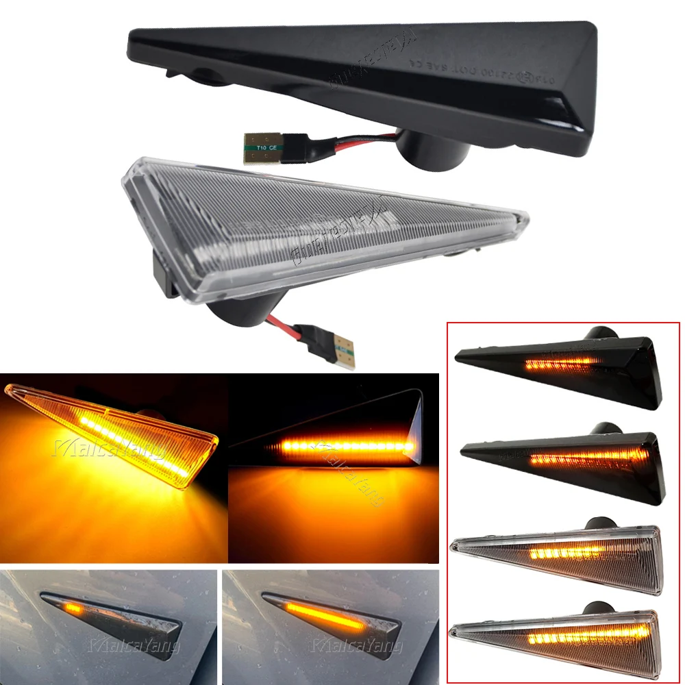 

Dynamic Side Marker Light LED Indicator Turn Signal Lamp For Renault Espace 4 MK4 Vel Satis Wind Avantime Megane MK2 Scenic 2