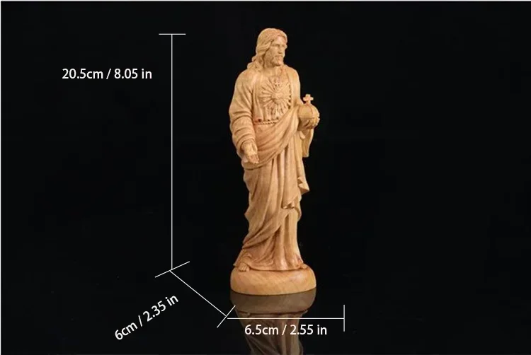 Boxwood Jesus Carving Statue 5